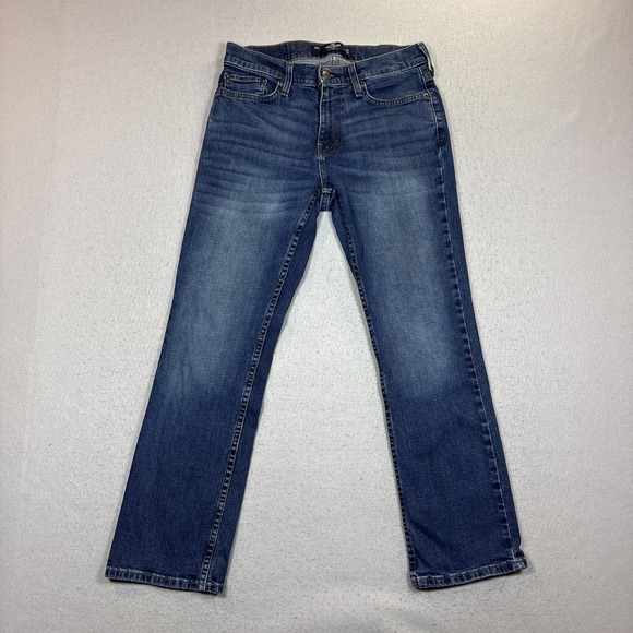 Hollister Denim - Hollister Bootcut Blue Denim Jean Regular Fit 5-Pocket Women Medium Wash 28X28